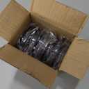 6 Pack 20 oz Skinny Tumbler Replacement Lids Plastic Splash Covers tops for 20 oz coffee cup lids Clear Cup Covers for 2.64 Inch Mouth Tumbler Cooler