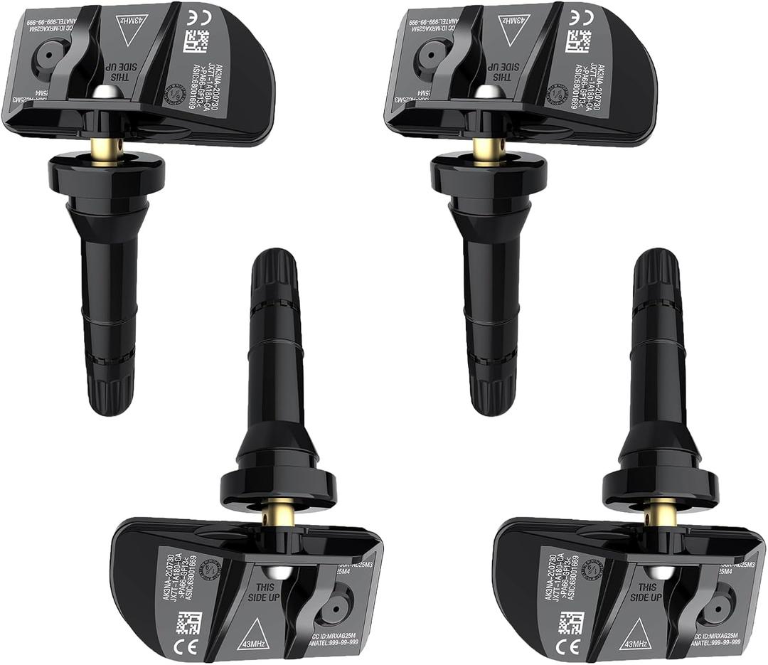 TPMS Sensor 4 Pack, 433 MHZ Tire Pressure Monitor System for Chevrolet Suburban Tahoe for GMC Yukon Cadillac Escalade 2021 2022 2023 Replacment Part 13533166, 13542523