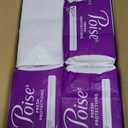 Poise Daily Liners, Incontinence Panty Liners for Bladder Leaks, 2 Drop Very Light Absorbency, Long Length, 176 Count of Pantiliners (4 Packs of 44)