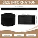 2 Pack Under Couch Blocker, 123'' L Adjustable Elastic Nylon Strap Barrier to Stop Items from Going Under Sofa, Furniture Blocker Bumper for Bedroom, Living Room, Black