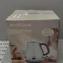 Anfilank Electric Gooseneck Kettle, 1L 1500WFast Boil, 100% Stainless Steel BPA Free Pour-Over Coffee & Tea Kettle,Water Boiler with Auto Shut & Boil-Dry Protectio,Green