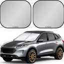 Magnelex Windshield Sun Shade - Reflective Fabric Blocks Sun and Keeps Your Vehicle Cool, Foldable Sun Shield for Car Sunshade (Large)