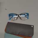 4 Pack Progressive Multifocus Reading Glasses, Anti Blue Light Cat Eye Computer Readers with Spring Hinge Eyeglasses (Multicolor)