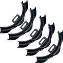 TMKOOL Plastic Polymer 1/2 inch PEX Pipe Bend Support 90 Degree Elbow Bend With Mounting Plate (4pcs 1/2 inch)