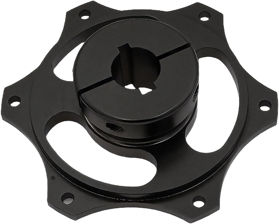 Go Kart Sprocket Carrier Racing Parts 30mm 40mm 50mm, Anodized Aluminum Kart Sprocket hub (Black, 50mm)