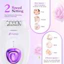 Epilator,Epilator for Women,Facial Hair Removal for Women Rechargeable,2 Speeds Hair Removal Device with 36 Tweezers,Hair Removal Device Legs/Face/Bikini/Arms,Epilator for face Smooth Skin