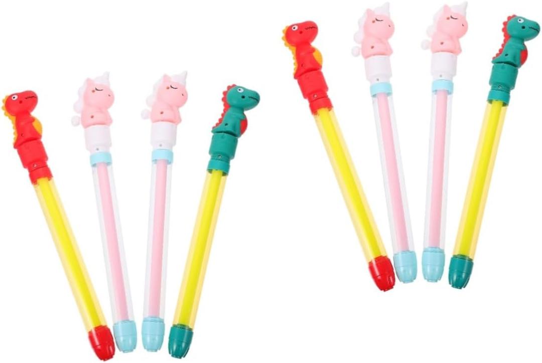 VICASKY 7 Pieces Removable Water Toys Toddler Toys Bath Toys Unicorn Toys Pool Toys Water Toy Plastic Water Spray Toy
