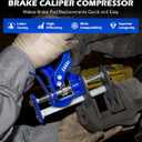 Orion Motor Tech Caliper Piston Compressor Tool, Heavy Duty Brake Caliper Compression Tool for Single Dual Quad Piston Brake Pad Replacement, Disc Brake Piston Compressor Tool for Most Cars & Trucks