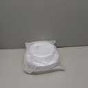 FLOWERCAT 60PCS White Plastic Plates - Heavy Duty White Disposable Plates for New Year Party/Wedding -serve for 30 guests Include 30PCS 10.25" & 30PCS 7.5" Plates for Party