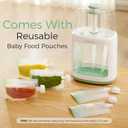 Momcozy Squeeze Station,Baby Food Maker,Pouch Filler for Homemade Baby Puree, BPA-Free, Dishwasher Safe, with Reusable Baby Food Pouches for Babies & Toddlers