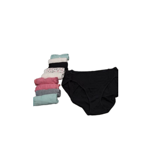 Hanes Womens Cotton briefs underwear, 10 Pack Hi Cut Assorted 1, 8 US