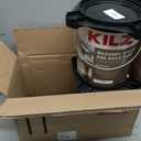 KILZ Self-Priming Masonry, Stucco and Brick Paint, Interior/Exterior, Flat, White, 1 Gallon, 128 Fl Oz