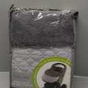 Tadpoles Quilted Stroller & Car Seat Cover - Light Grey | 27" x 20" x 2" | Made of 100% Super Soft Microfiber Polyester | Warm, Gentle & Durable | Ideal for Use as a Stroller Cover & Car Seat Cover