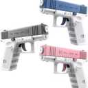 Pack of 3 Water Squirt Gun (Blue, Pink, and Gray Colors (Multi))