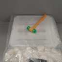 HOMIDEC Shoe Rack, 4 Tier Shoe Storage Cabinet 16 Pair Plastic Shoe Shelves Organizer for Closet Hallway Bedroom Entryway (White)