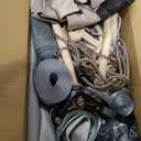 Hapfan 60 FT Ninja Warrior Obstacle Course Swing Set for Kids with Weather-Proof Accessories, Outdoor Playset with Monkey Bars for Backyard