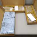 Wokceer Wedding Arch Backdrop Stand and Cover Set of 2 Metal Arch Stand with Arch Cover Dusty Blue 7.2FT, 6FT for Birthday Party Wedding Ceremony Bridal Baby Shower Event Decor