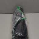 Chicken Wire 13.7 in x 237 in Poultry Wire Netting Hexagonal Galvanized Mesh Garden Fence Barrier for Pet Rabbit Chicken Fencing with 100 Pcs Cable Zip Ties(PVC-Coated) (Black)