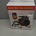 Greenhouse Heater with Digital Thermostat, Green House Heater for Plants,1500W Electric Grow Tent Heaters, Overheat Protection, Fast Heating for Green House, Flower Room, Black