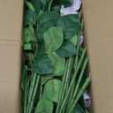 ENALGRE Artificial Flowers Artificial Roses Fake Roses 23.2In Long Stem Artificial Flowers for Tall Vase Silk Rose 20PCS Suitable for Wedding Party Decor Valentine's Day DIY Bouquet Spring (Purple)
