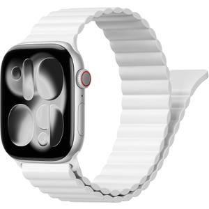 Magnetic Sport Bands for Apple Watch Band 40mm 38mm 41mm 42mm 44mm 45mm 46mm iWatch bands for Women Men,Silicone Loop Strap Wristband for Apple Watch Series 11 10 9 8 7 6 5 4 3 SE 3/2nd Ultra/3/2 49mm