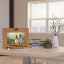 Tabletop Wood Photo Frame, You Had Left My Life But Never Leave My Heart Desktop Picture Frame with Stand, Pet sympathy Gift, Home Table Decor Supplies for Living Room Bedroom (4x6" Horizontal) -31
