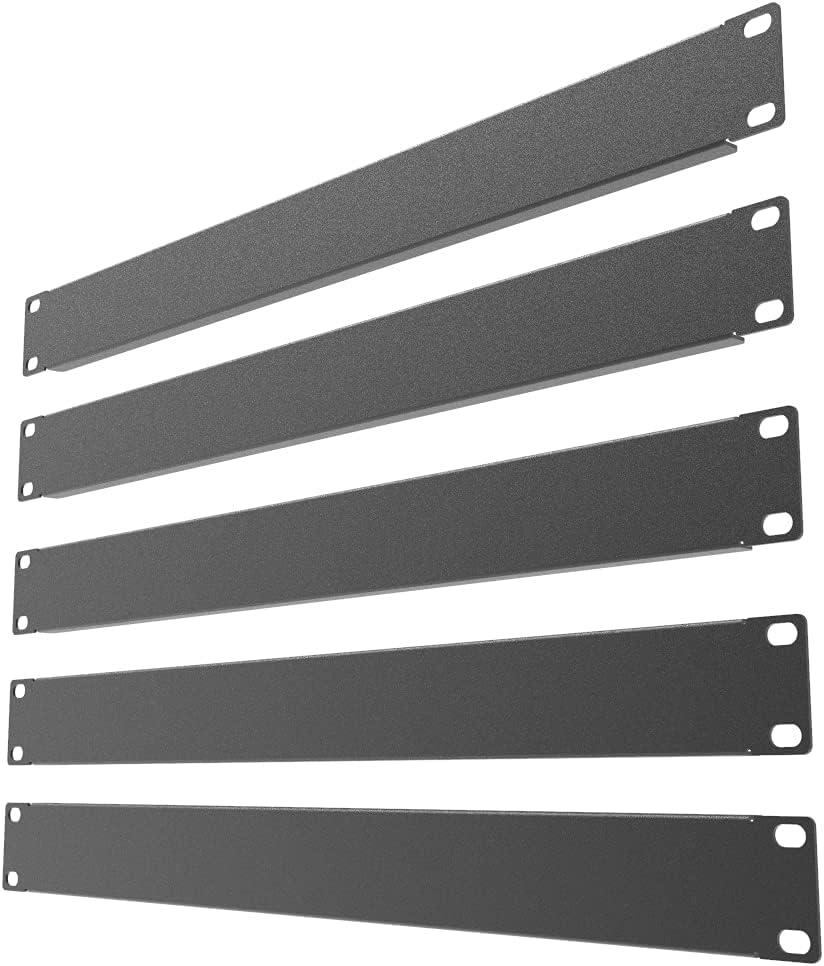 5 Pack of 1U Blank Panel - Metal Rack Mount Filler Panel, 1UBP5PC