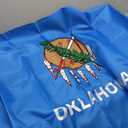 STREBAN Oklahoma Flag 3x5 Outdoor - Embroidered Design Heavy Duty Polyester Okla Flag with Sewn Stripes, Brass Grommets