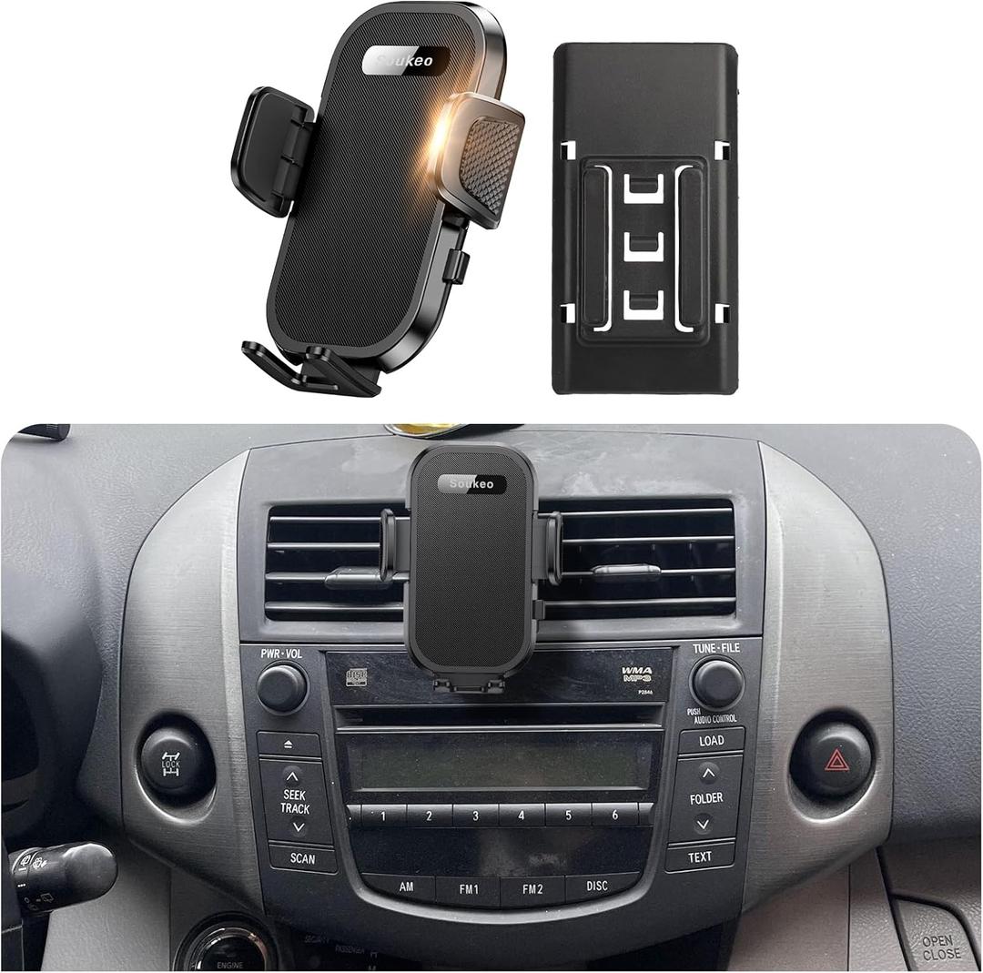 Upgraded Car Phone Holder Fits for Toyota RAV4 2006-2012 Auto Accessories,Cradles Adjustable Cell Phone Mount for 4-7 in Phones