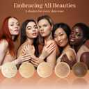 5 x Hotoo Nipple Covers for Women, Breathable and sticky Nipple Pasties, Reusable Silicone Body Pasties for Strapless Dresses (Coffee)