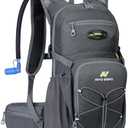 N NEVO RHINO Hydration Backpack, 18L Multipurpose Hiking Backpack with 3L Water Bladder, Water Backpack Insulated Hydration Pack Ideal for Hiking and Cycling