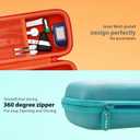 2 x Stethoscope Case for 3M Littmann Cardiology III,II,IV,3M Littmann Master Cardiology/MDF MDOne Stainless Steel Stethoscope Nurse Accessories (Peacock Green Outer+Light Blue Inner)