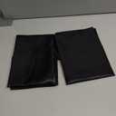 Bedsure Satin Pillowcase 2 Pack Similar to Silk Pillow Cases Standard Size, Pillow Case for Sleeping Women with Envelope Closure, Gifts for Women Men, Black, 20x26 Inches, 2pcs