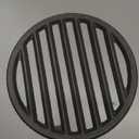 Cast Iron Bottom Fire Grate - 9 Inch Round BBQ Grill Grate Replacement, High Heat Charcoal Plate Bottom Grate Grill Parts, Fireplace Grate for Fire Pit Project BBQ Accessories Parts