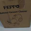 FEPPO Mattress Vacuum Cleaner, 16Kpa Bed Vacuum Cleaner with 253.7nm UV-C Light, 140F Heat, HEPA Filter & Ultrasonic, Versatile Handheld Vacuums for Bed, Sofa, Couch, Crib(Corded, 500W) (Violetgrey)