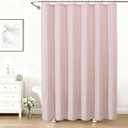 Aiyufeng Shower Curtains for Bathroom，Dot Like Embossed Textured Water Repellent Fabric Large Bath Curtain，Hotel Luxury Quality & Soft Cloth，Machine Washable，72Wx84L，Pink