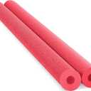 Chochkees Floating Pool Noodles Foam Tube 2-Pack, Thick Hollow Noodles for Floating in The Swimming Pool, 52" Inches Long