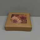 Ling's moment Burnt Orange Dahlia Foam Artificial Flowers Real Touch Faux Fake Flower for Home Decor Graduation Baby Shower Decorations Outdoors Party Favors Wedding Centerpieces Arrangements, 7Pcs