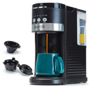 REVOTRA Single Serve Coffee Maker for Pods & Ground Coffee, 6 to 14oz Brew Sizes, Strong Brew Option, Fast Brewing, Compact Design with Removable 40oz Reservoir, Travel Mug Friendly