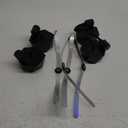 PIMAG Fly Fans for Tables, Fly Repellent Fan Outdoor Indoor Keep Flies Away, Fly Repellent Fans for Tables with Holographic Blades for Picnic, Party, Restaurant, Kitchen, and BBQ, 4 Pack Black