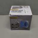 Magnetic Dryer Vent Kit, Quick Connect for 4" Dryers, Save 46 Inches of Space, Strong Magnetic Hold, 3.3FT Hose, Airtight Seal & Reinforced Wall Connector