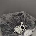 Heated Blanket Electric Throw, Soft Flannel Heating Blanket with 8 Hours Auto Off 10 Fast Heating Levels Machine Washable Sherpa Heated Blanket with Overheating Protection (Throw (50" x 60"), Light Gray)