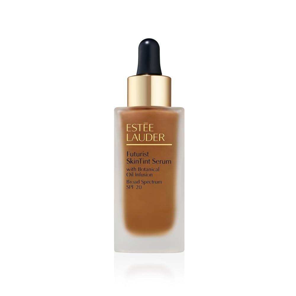Este Lauder Futurist SkinTint Serum Foundation SPF 20 with Glycerin | Light Coverage, 1.0 Fl Oz (5W1 Bronze - Deep with warm golden undertones)