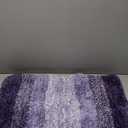 Arotive Microfiber Bathroom Rugs, Shaggy Soft and Absorbent Bath Rug, Non-Slip, Thick Plush Machine Washable Dry Bath Mats for Bathroom, Tub and Shower, 24x16, Dark Purple