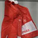 ceiba tree Christmas Chair Covers Set of 4 Santa Hat Red Slipcovers Chairs Back Covers NonWoven Fabric Xmas Decoration for Home Dinner Banquet Party Festival Holiday Decor