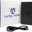 Bitcoins Miner Machine Lotto Mining Device 4.5TH/S WiFi SHA-256 Asic Chip BM1366 Portable V8 Micro Silent Cryptocurrency Home Use