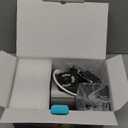 ICSEE WIFI Camera Security 3K 6MP Dual Lens Wireless PTZ Waterproof Human Detection CCTV With Warning Flashing Light, Alexa Supported (Dual Lens Black 6MP)