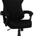 Deisy Dee NO Chair,ONLY Covers Gaming Chair Slipcovers Stretchy Polyester Covers for Reclining Racing Gaming Gaming Chair (Black)