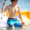 BRISIRA Mens Swim Trunks Bathing Suit 9 Inch Inseam Compression Liner Beach Long Board Shorts Swimsuit Anti-Chafe Quick Dry 40