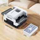 Automatic Card Shuffler, Electric Shuffling Machine for 1-2 Decks, Low Noise, Rechargeable & Portable Shuffler Machine for Poker, UNO, Blackjack